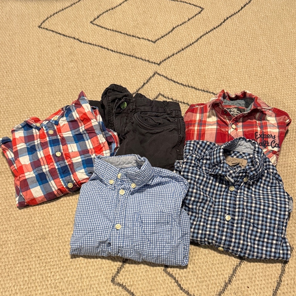Lot of 5 H&M Toddler Boys Shirts and Pants Size 3-4